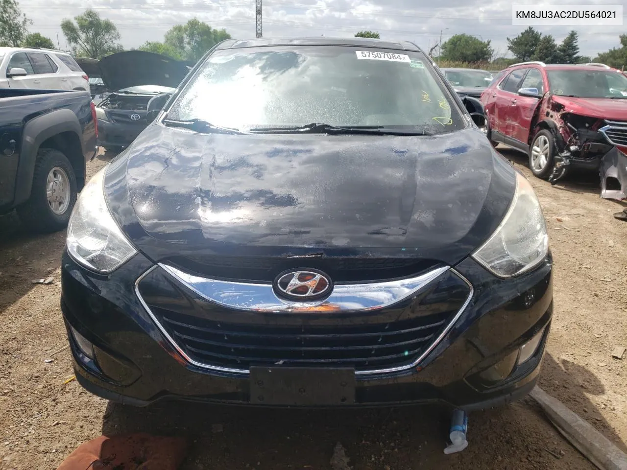 2013 Hyundai Tucson Gls VIN: KM8JU3AC2DU564021 Lot: 57507084