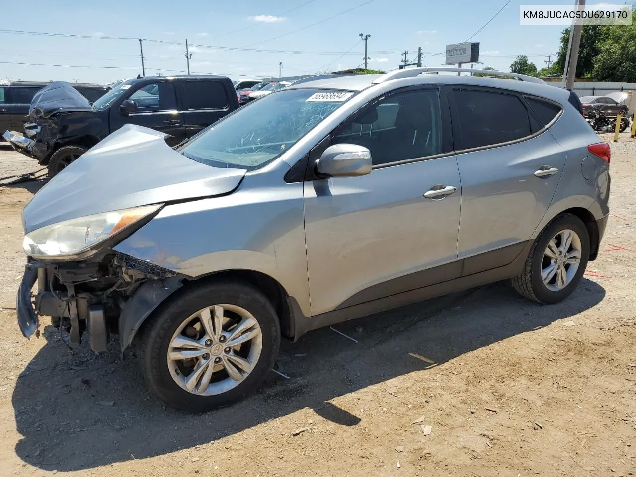 2013 Hyundai Tucson Gls VIN: KM8JUCAC5DU629170 Lot: 58968694