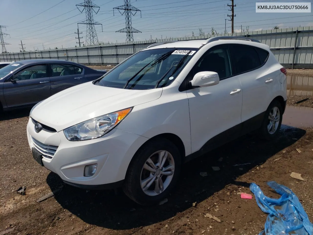 2013 Hyundai Tucson Gls VIN: KM8JU3AC3DU750666 Lot: 62409444