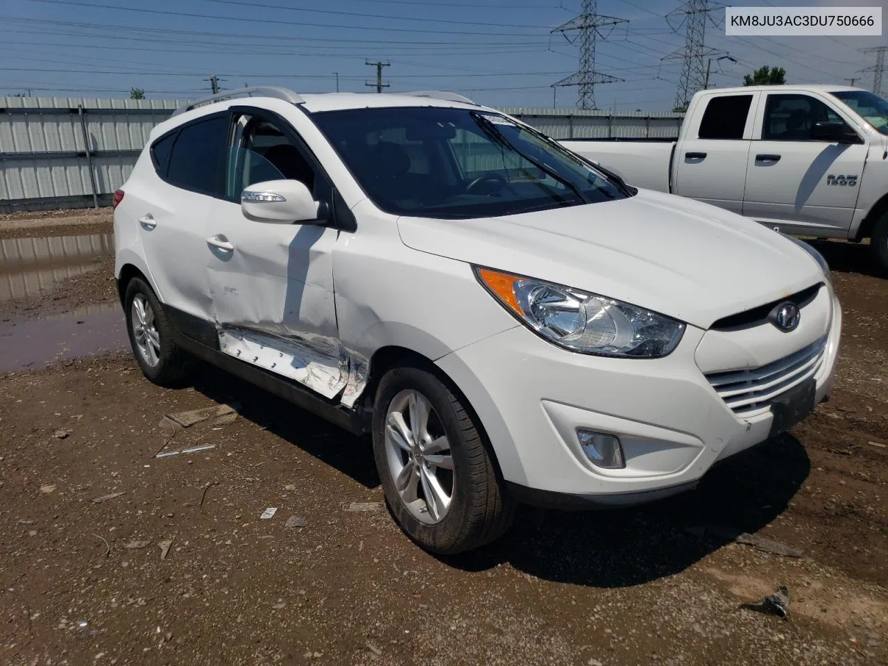 2013 Hyundai Tucson Gls VIN: KM8JU3AC3DU750666 Lot: 62409444