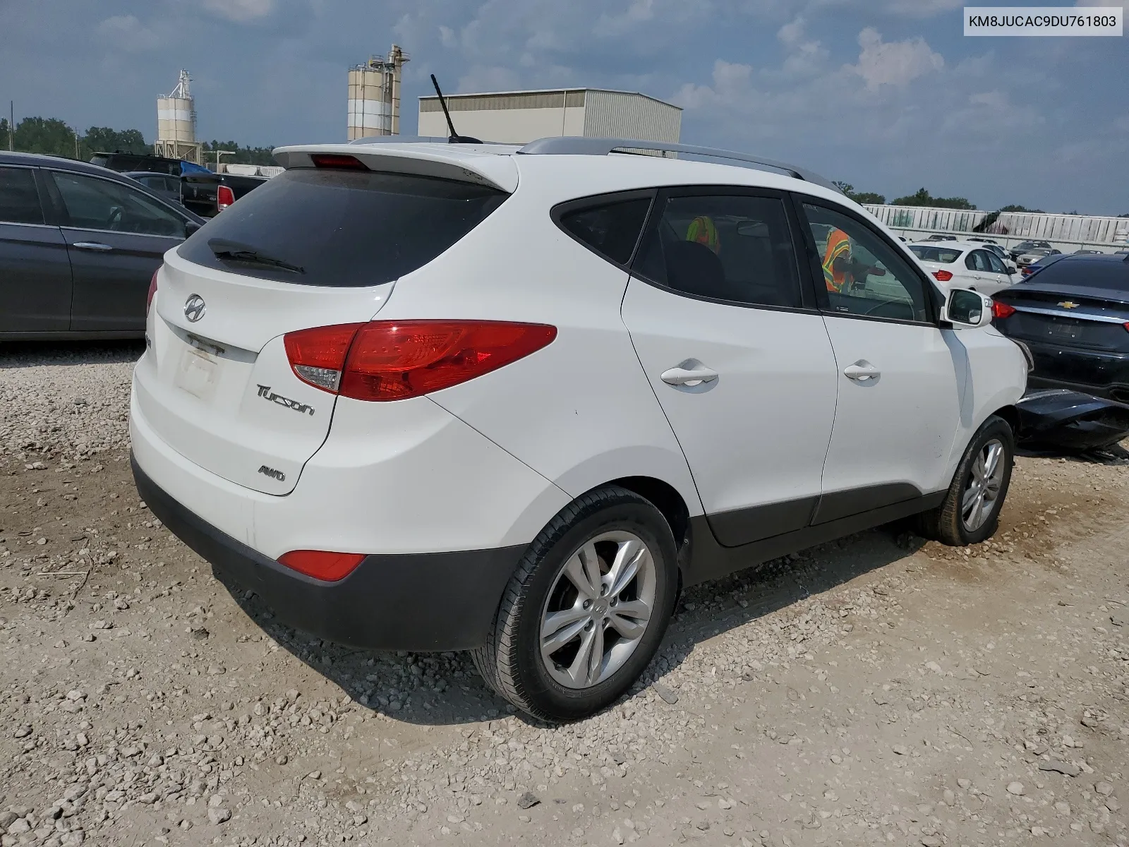 2013 Hyundai Tucson Gls VIN: KM8JUCAC9DU761803 Lot: 64688634