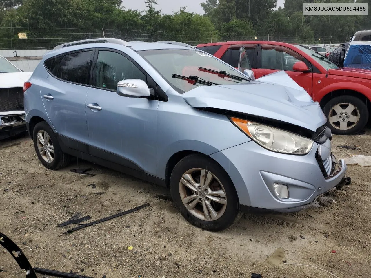 2013 Hyundai Tucson Gls VIN: KM8JUCAC5DU694486 Lot: 66017394