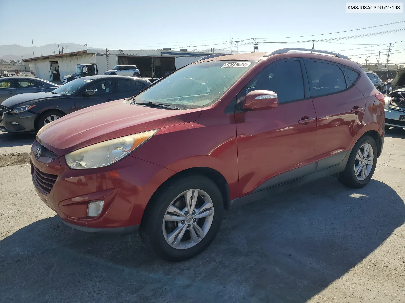 KM8JU3AC3DU727193 2013 Hyundai Tucson Gls