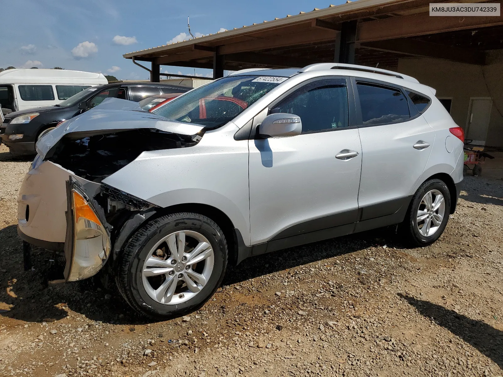 2013 Hyundai Tucson Gls VIN: KM8JU3AC3DU742339 Lot: 67422554