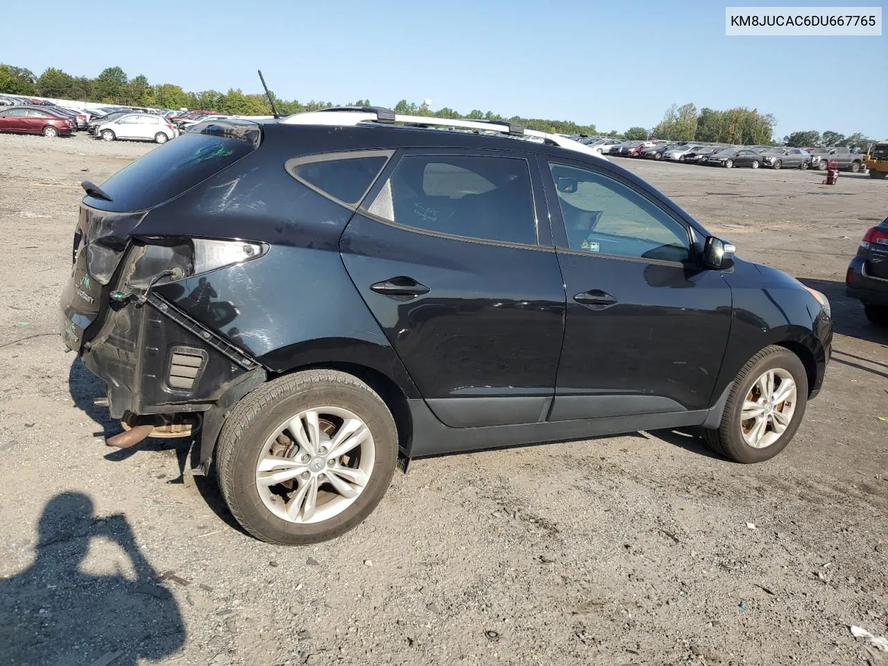 2013 Hyundai Tucson Gls VIN: KM8JUCAC6DU667765 Lot: 70468504