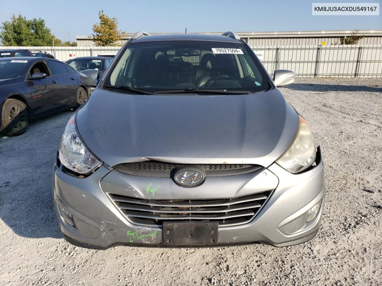 2013 Hyundai Tucson Gls VIN: KM8JU3ACXDU549167 Lot: 70527594