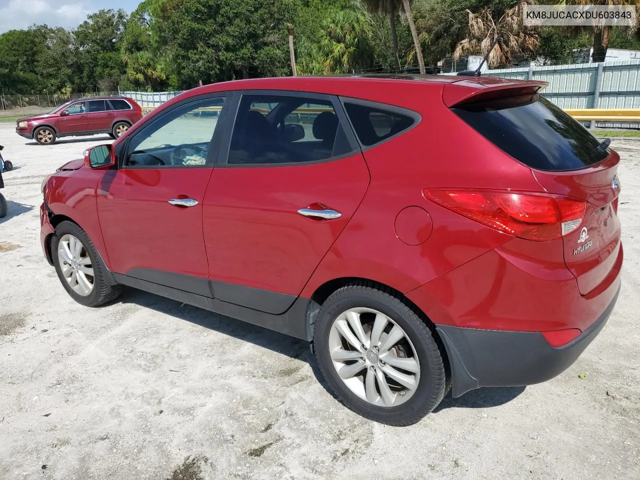 2013 Hyundai Tucson Gls VIN: KM8JUCACXDU603843 Lot: 70911794