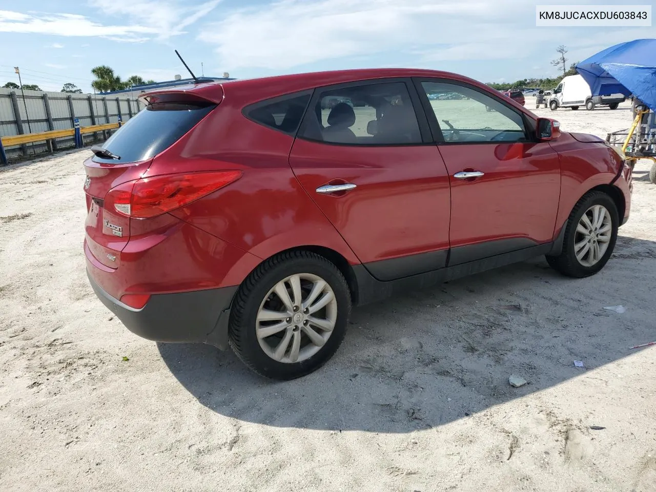 2013 Hyundai Tucson Gls VIN: KM8JUCACXDU603843 Lot: 70911794