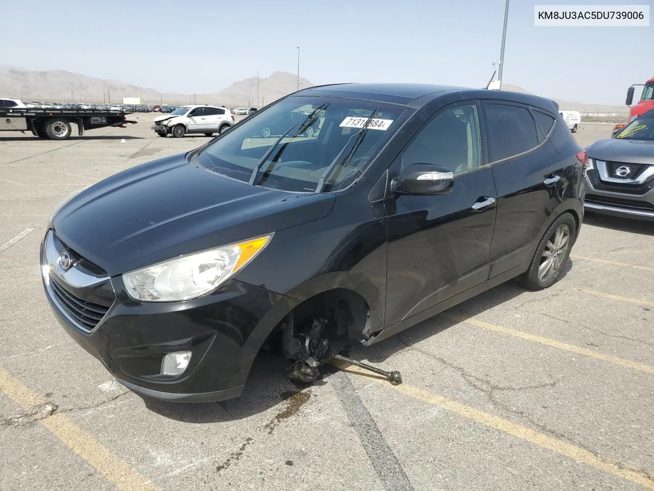 2013 Hyundai Tucson Gls VIN: KM8JU3AC5DU739006 Lot: 71316884