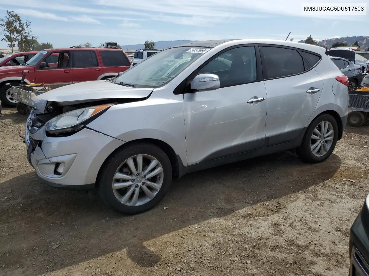 2013 Hyundai Tucson Gls VIN: KM8JUCAC5DU617603 Lot: 71857954