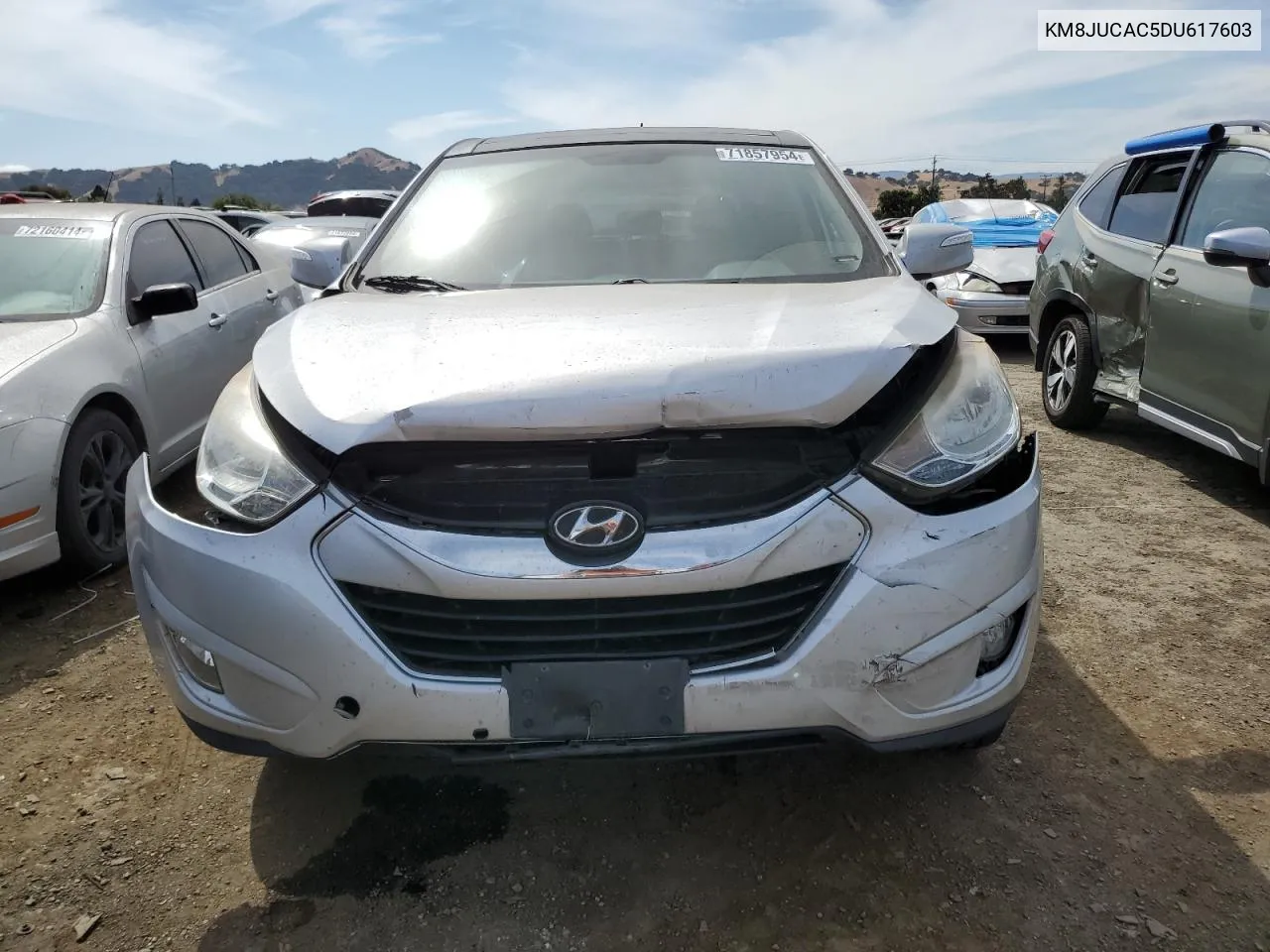 2013 Hyundai Tucson Gls VIN: KM8JUCAC5DU617603 Lot: 71857954