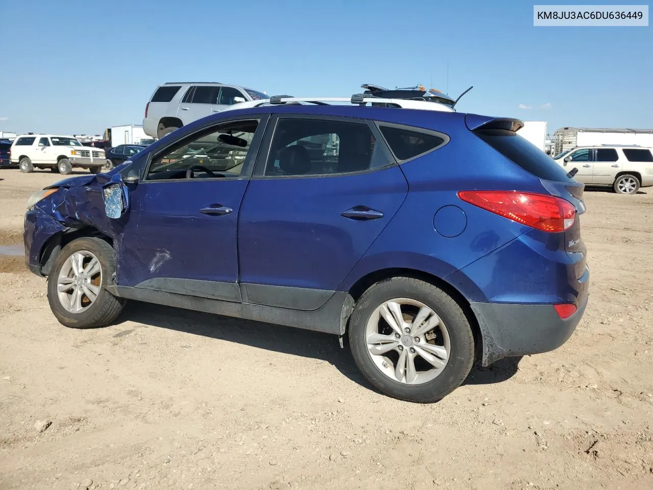 2013 Hyundai Tucson Gls VIN: KM8JU3AC6DU636449 Lot: 72781404