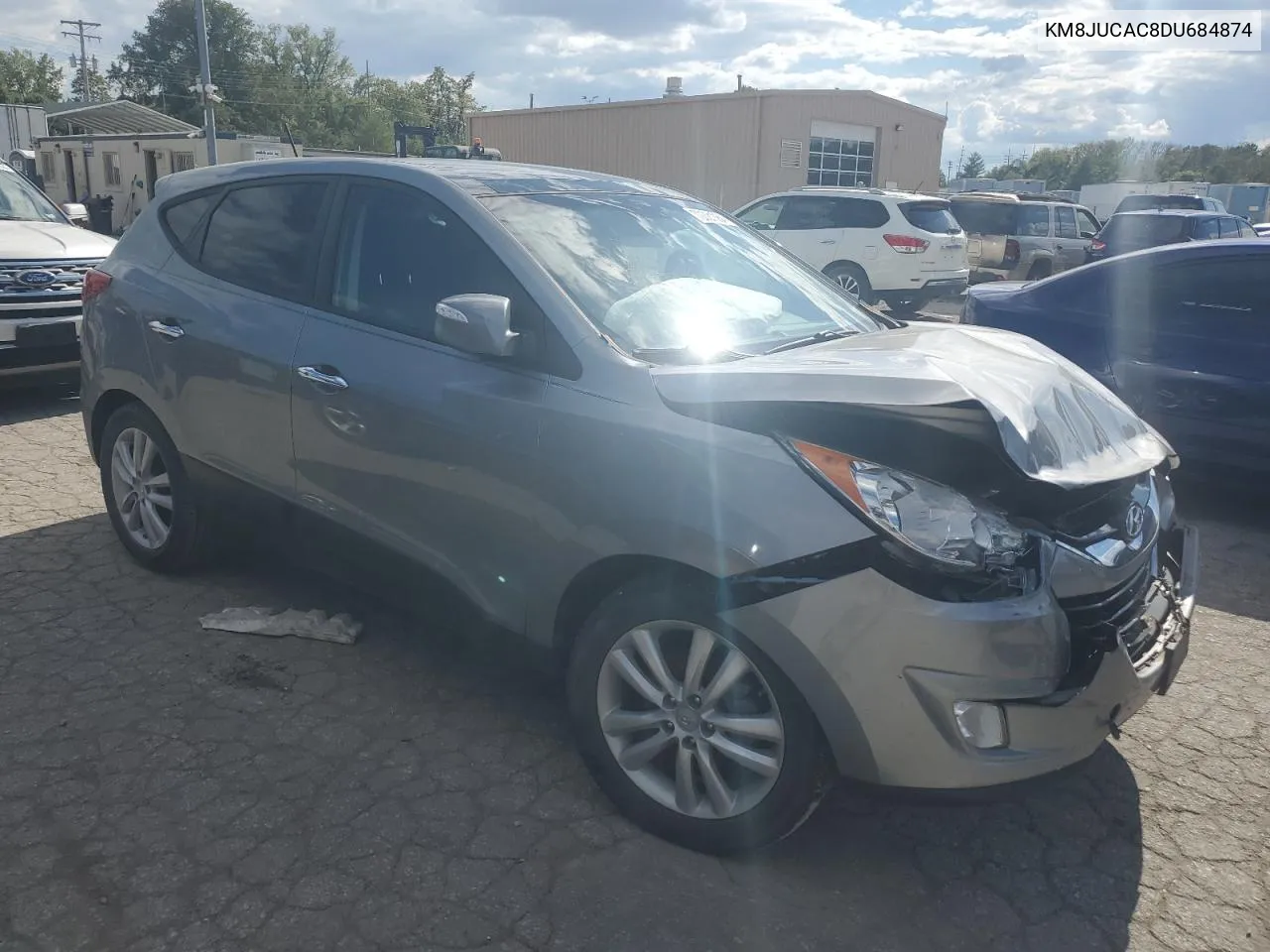 2013 Hyundai Tucson Gls VIN: KM8JUCAC8DU684874 Lot: 72821364