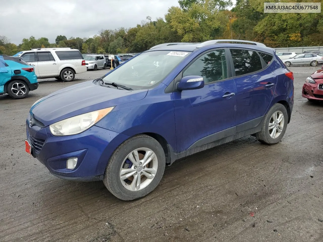 2013 Hyundai Tucson Gls VIN: KM8JU3AC4DU677548 Lot: 72854234