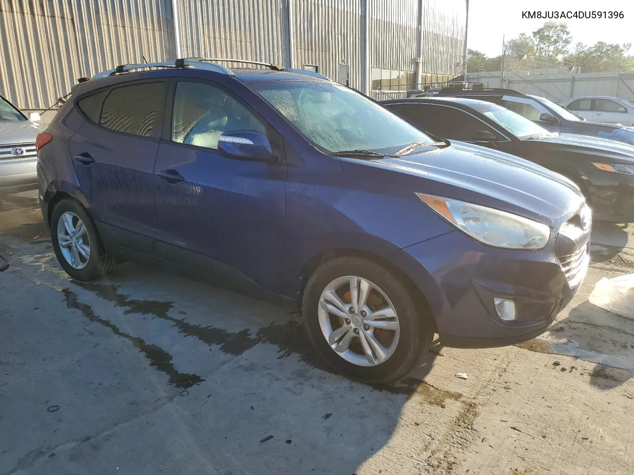 2013 Hyundai Tucson Gls VIN: KM8JU3AC4DU591396 Lot: 72931094