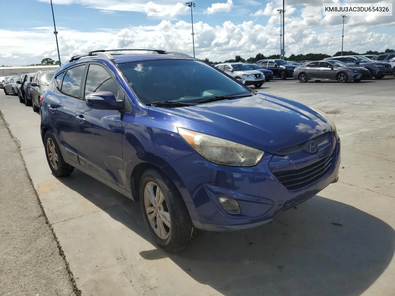 2013 Hyundai Tucson Gls VIN: KM8JU3AC3DU654326 Lot: 74548684