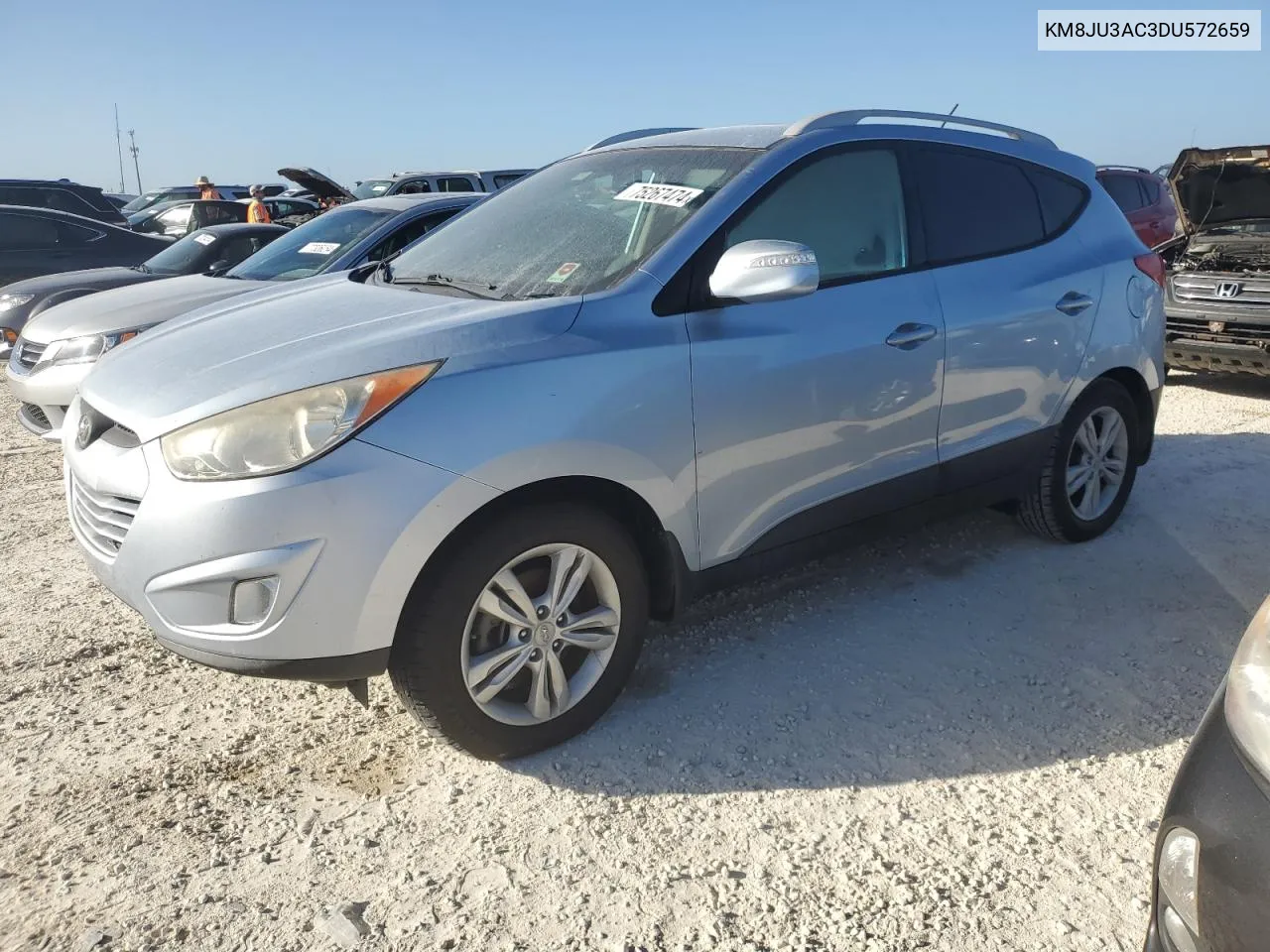 KM8JU3AC3DU572659 2013 Hyundai Tucson Gls