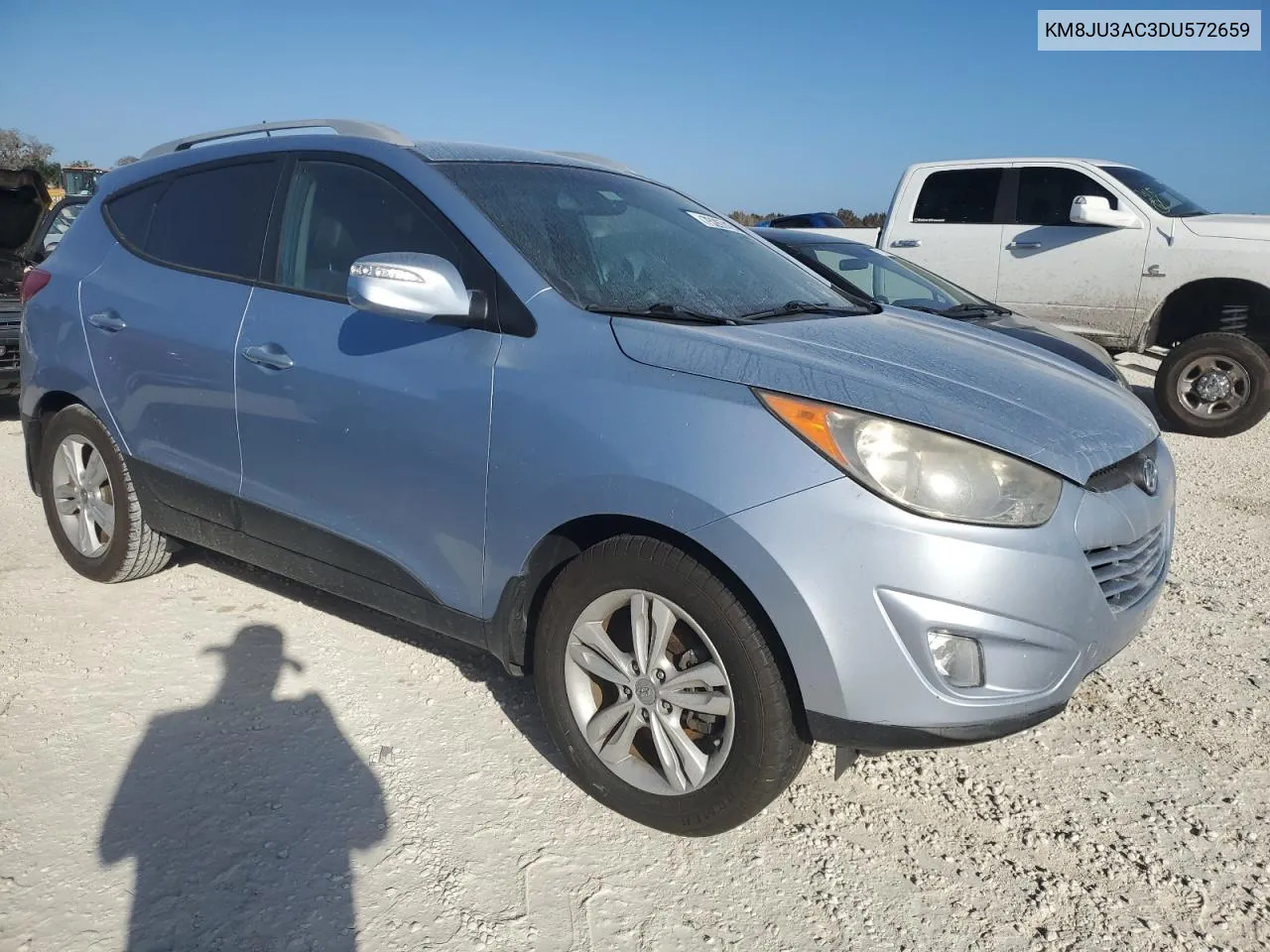 2013 Hyundai Tucson Gls VIN: KM8JU3AC3DU572659 Lot: 75267474