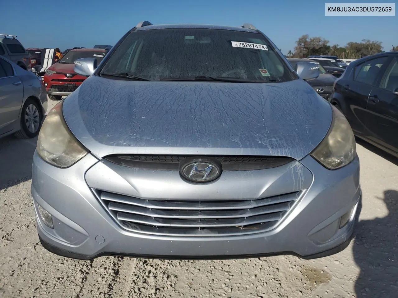 KM8JU3AC3DU572659 2013 Hyundai Tucson Gls