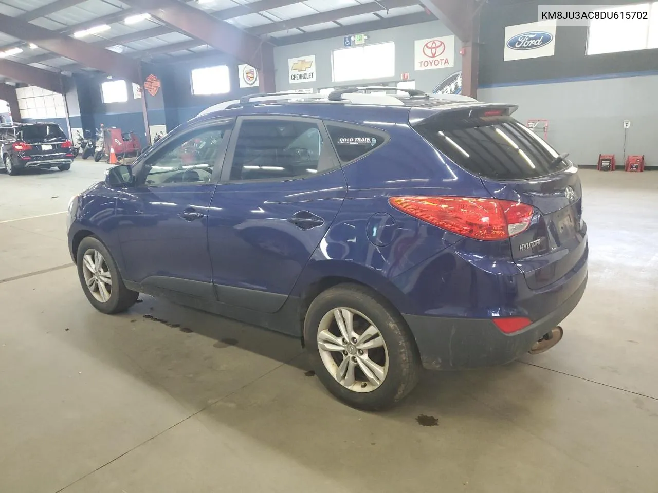 2013 Hyundai Tucson Gls VIN: KM8JU3AC8DU615702 Lot: 75618954