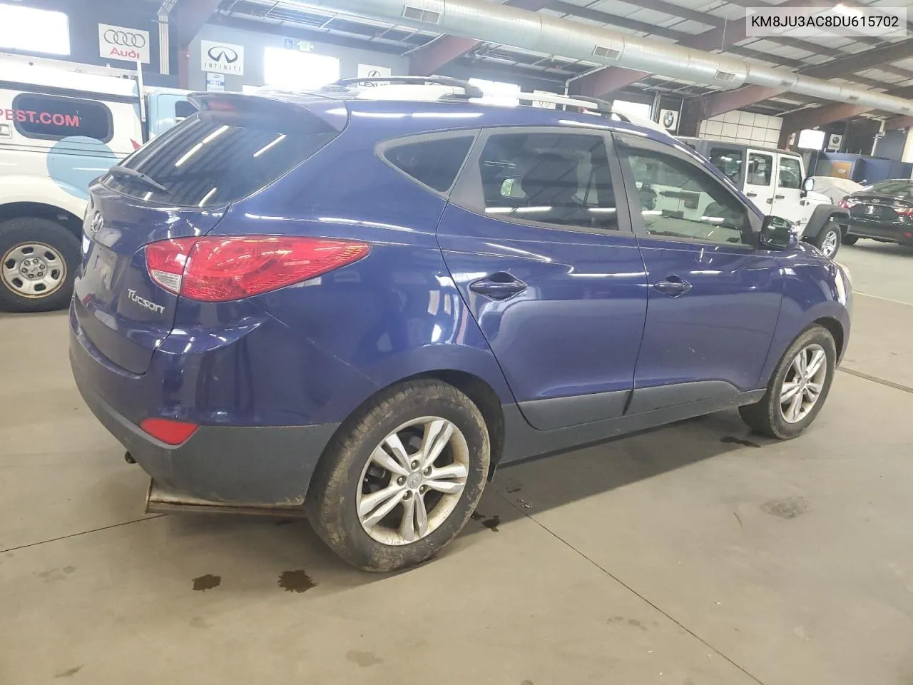 2013 Hyundai Tucson Gls VIN: KM8JU3AC8DU615702 Lot: 75618954