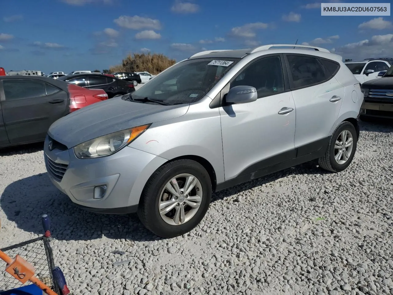 2013 Hyundai Tucson Gls VIN: KM8JU3AC2DU607563 Lot: 75711364