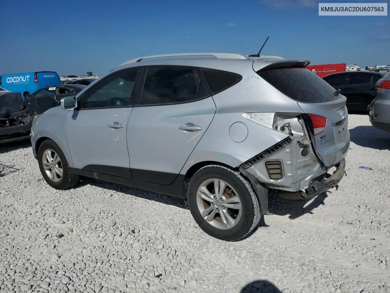 2013 Hyundai Tucson Gls VIN: KM8JU3AC2DU607563 Lot: 75711364