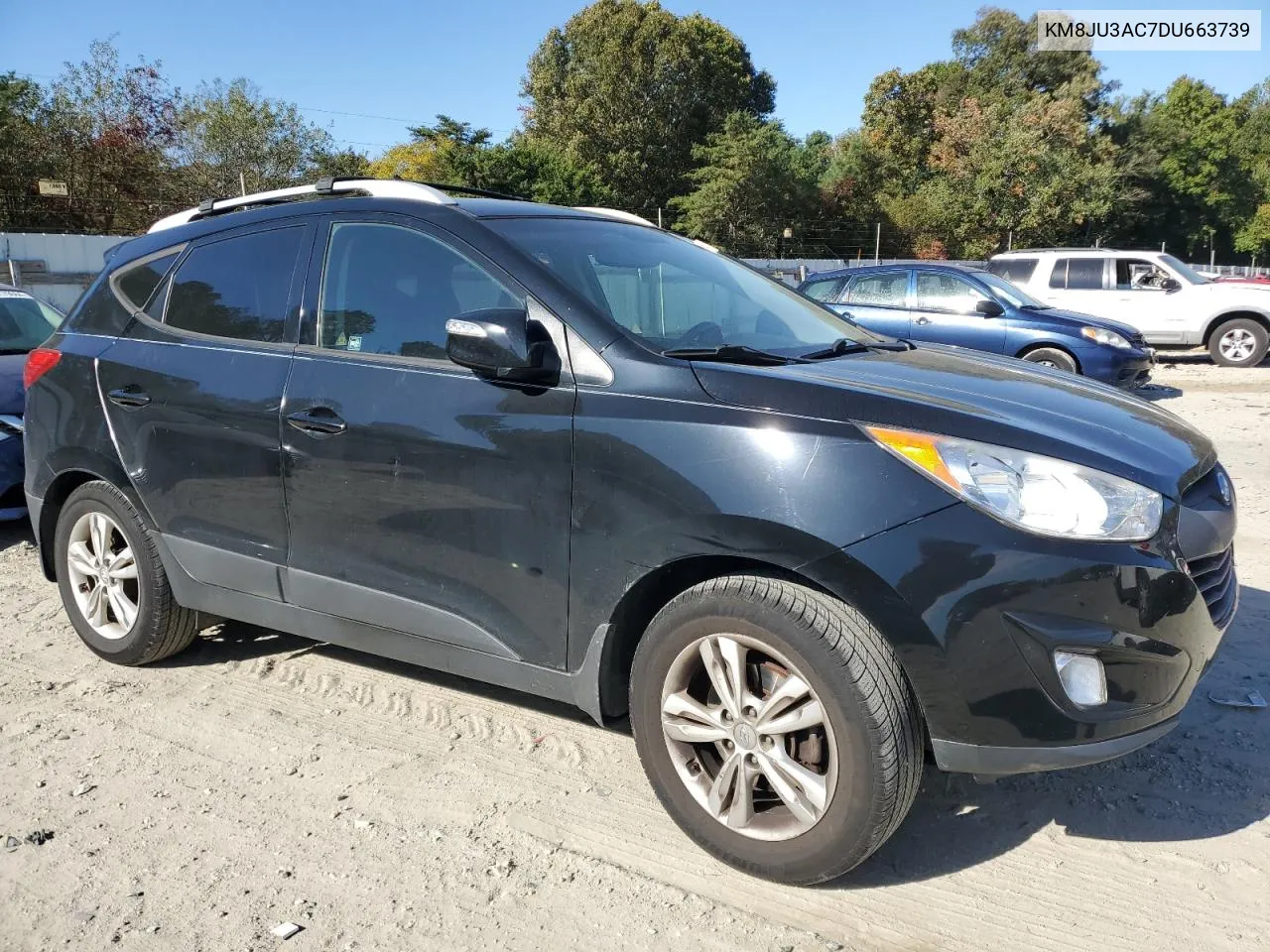 2013 Hyundai Tucson Gls VIN: KM8JU3AC7DU663739 Lot: 75865904