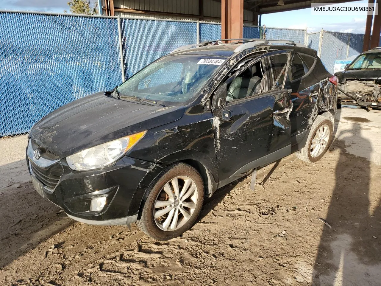 2013 Hyundai Tucson Gls VIN: KM8JU3AC3DU698861 Lot: 76604304