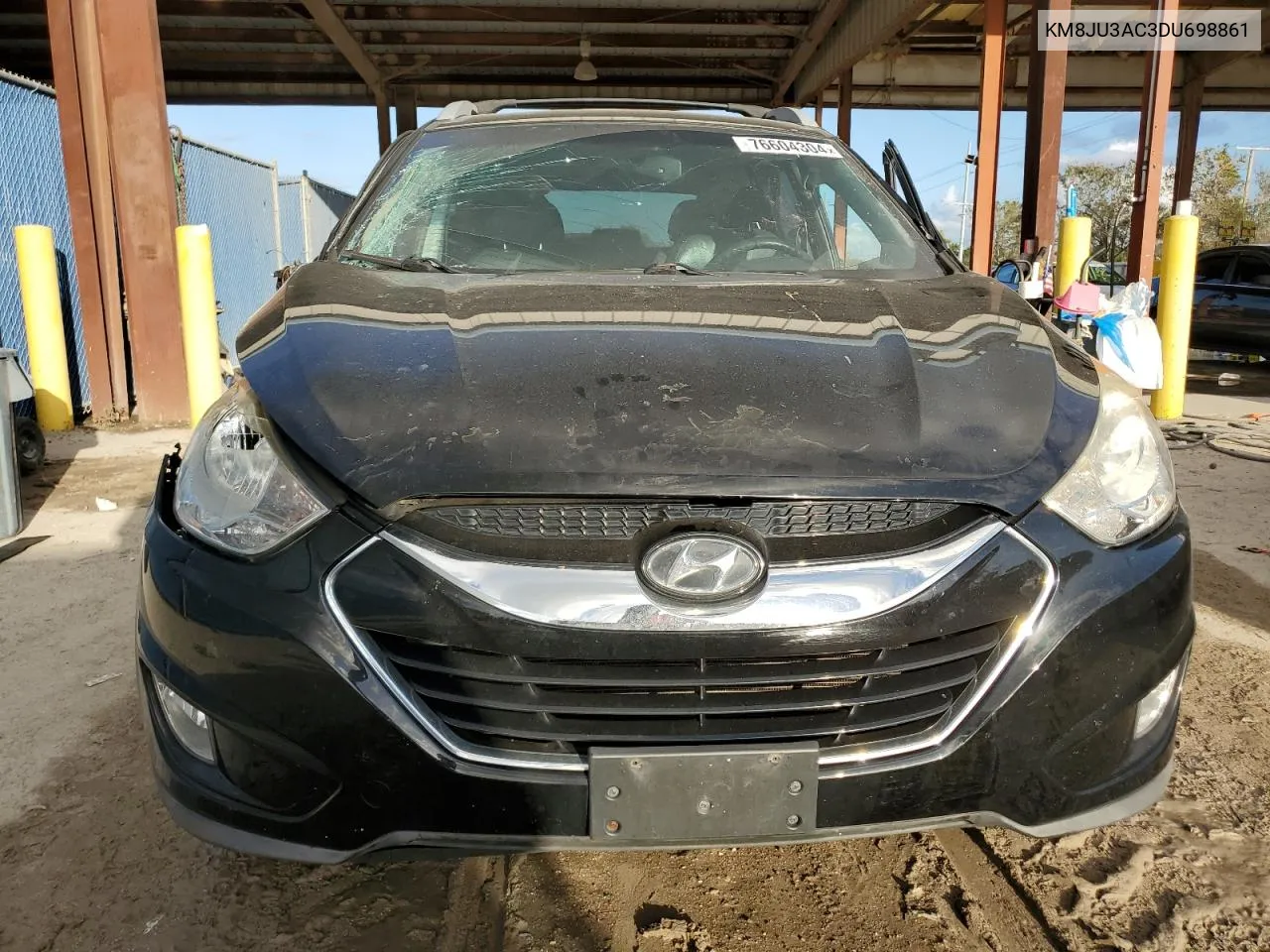 2013 Hyundai Tucson Gls VIN: KM8JU3AC3DU698861 Lot: 76604304