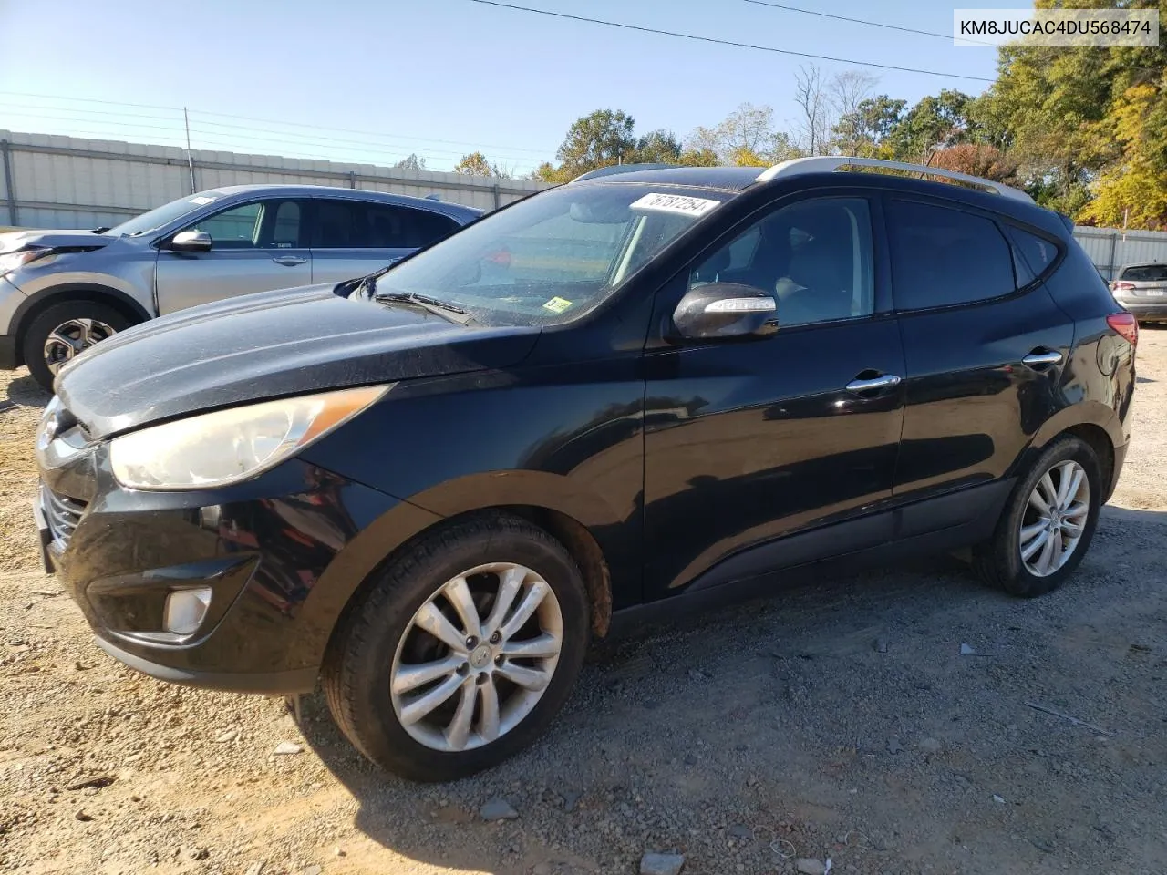 2013 Hyundai Tucson Gls VIN: KM8JUCAC4DU568474 Lot: 76787254