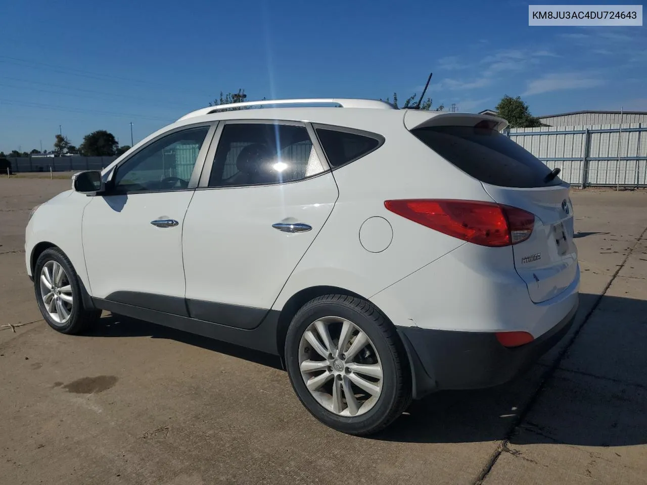 2013 Hyundai Tucson Gls VIN: KM8JU3AC4DU724643 Lot: 76799024