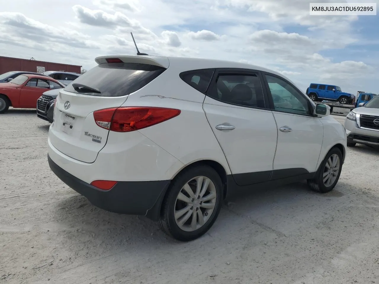 2013 Hyundai Tucson Gls VIN: KM8JU3AC1DU692895 Lot: 76908914