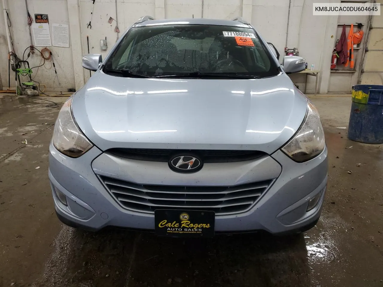 2013 Hyundai Tucson Gls VIN: KM8JUCAC0DU604645 Lot: 77188094