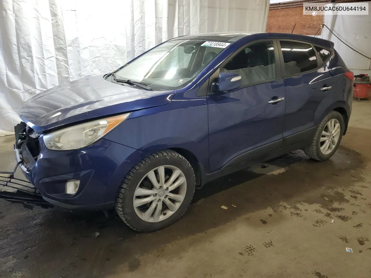 2013 Hyundai Tucson Gls VIN: KM8JUCAC6DU644194 Lot: 77418944