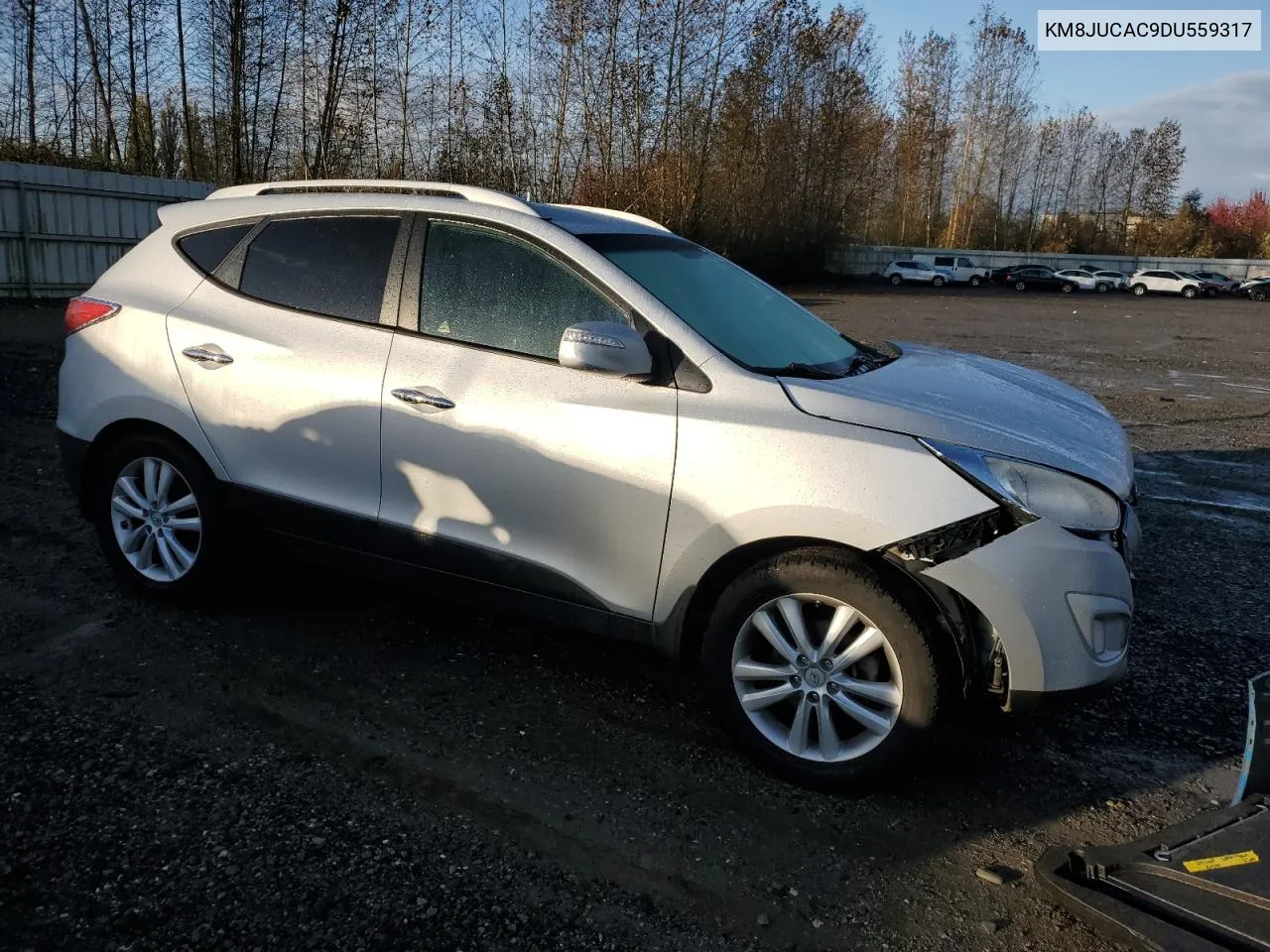 2013 Hyundai Tucson Gls VIN: KM8JUCAC9DU559317 Lot: 77914644