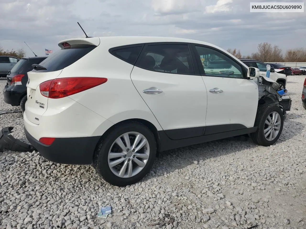 2013 Hyundai Tucson Gls VIN: KM8JUCAC5DU609890 Lot: 78399644