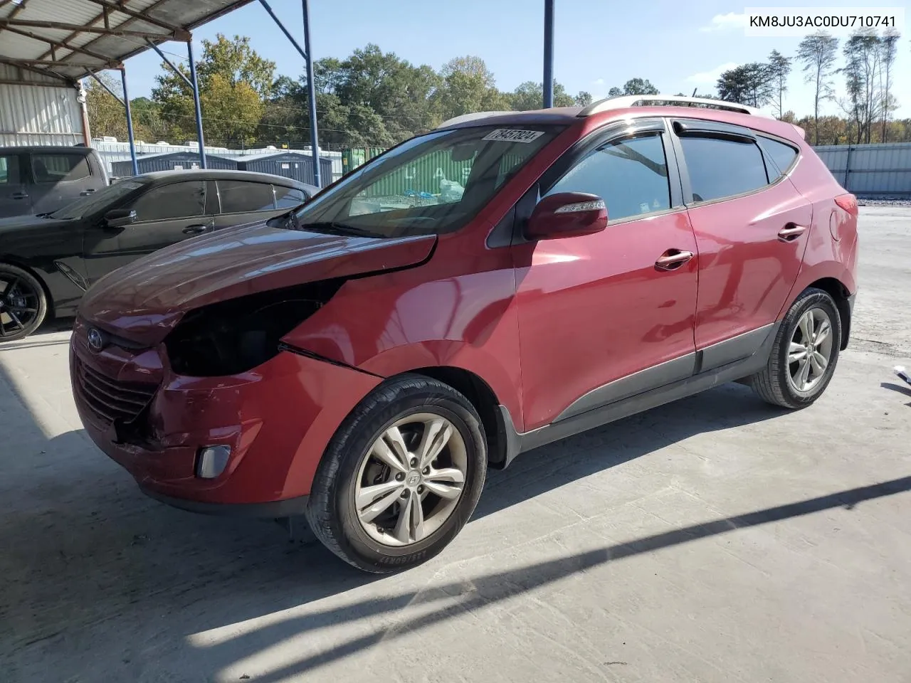 2013 Hyundai Tucson Gls VIN: KM8JU3AC0DU710741 Lot: 78457824