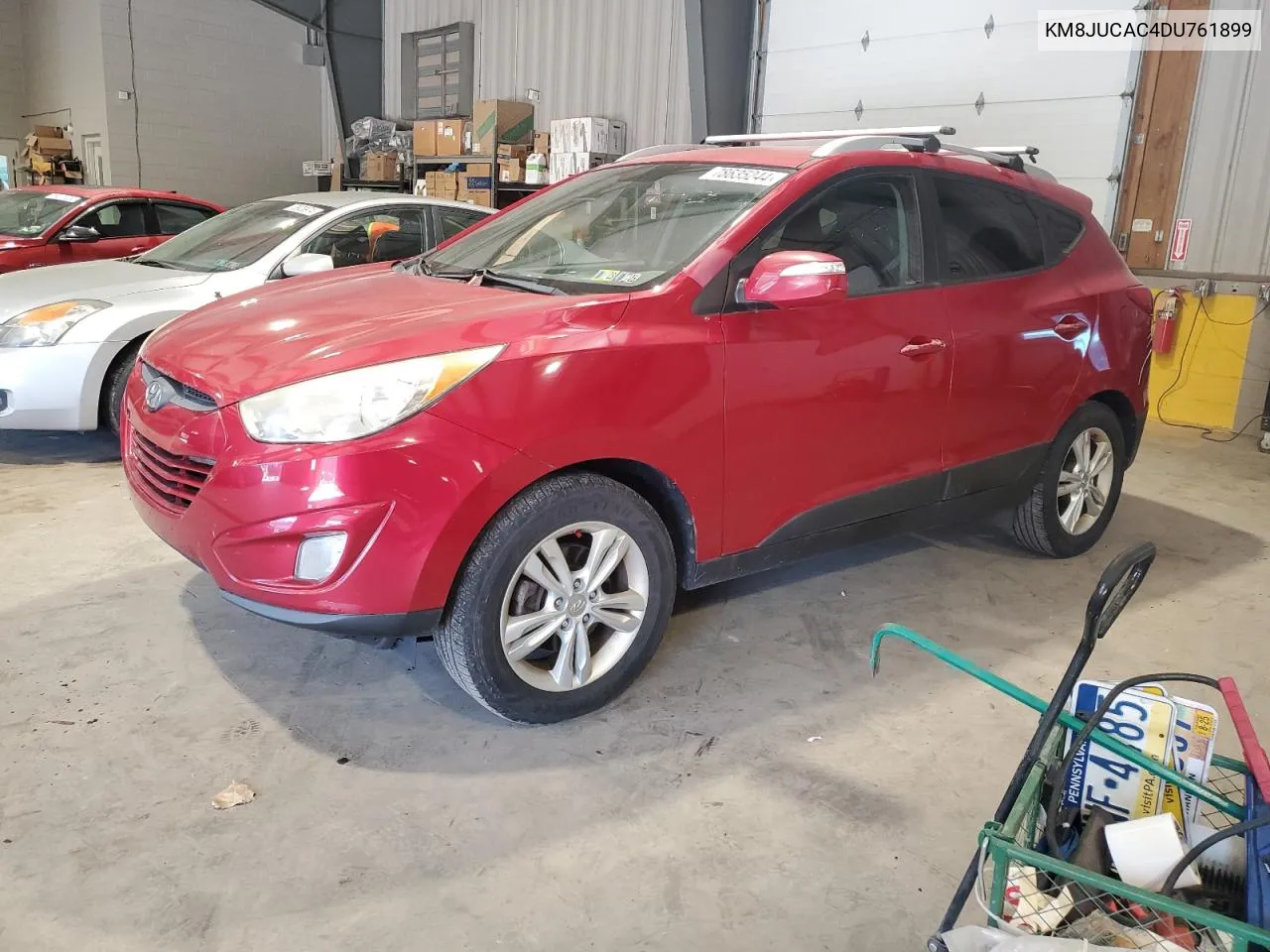 2013 Hyundai Tucson Gls VIN: KM8JUCAC4DU761899 Lot: 78635244