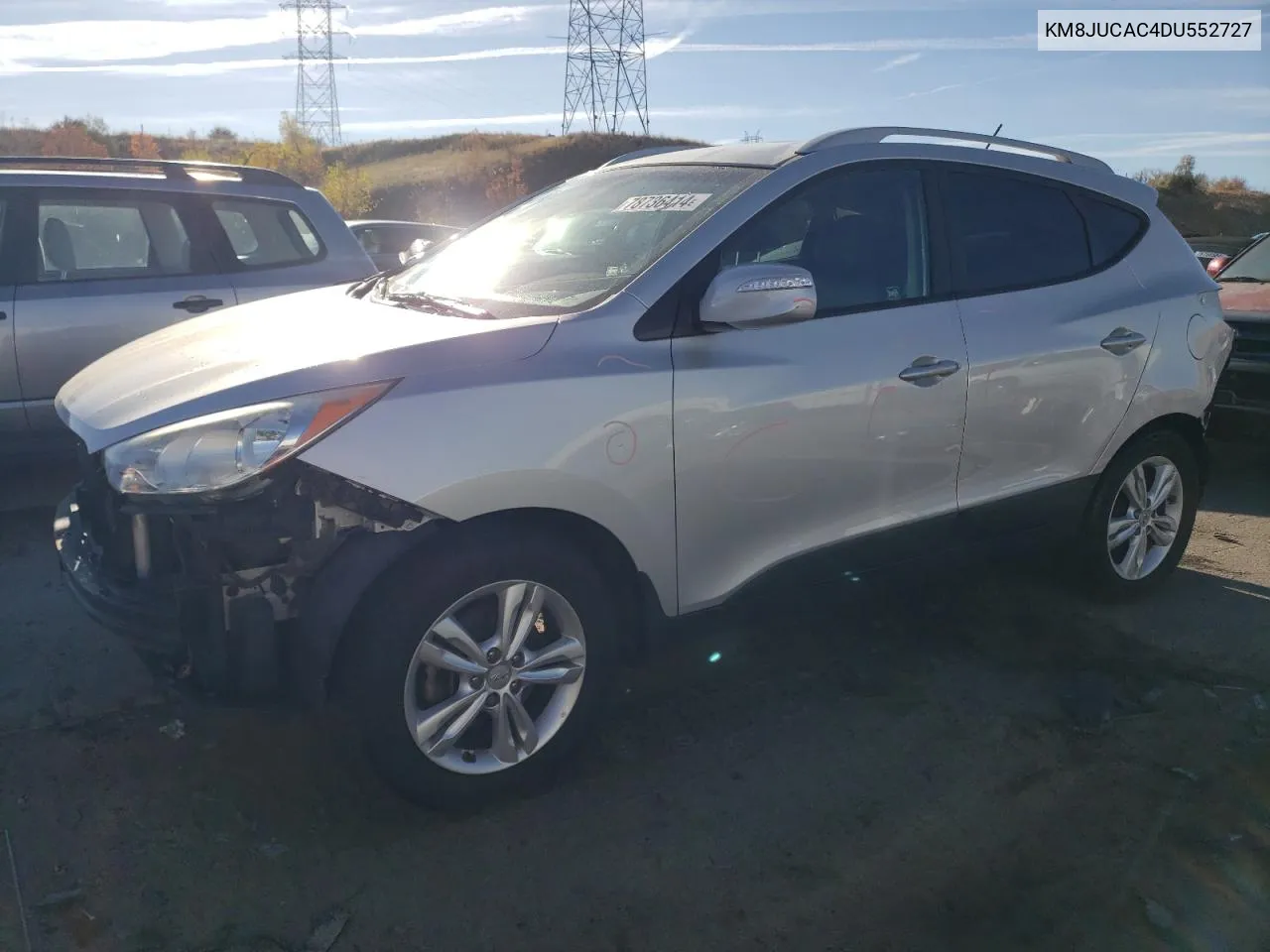 2013 Hyundai Tucson Gls VIN: KM8JUCAC4DU552727 Lot: 78736414