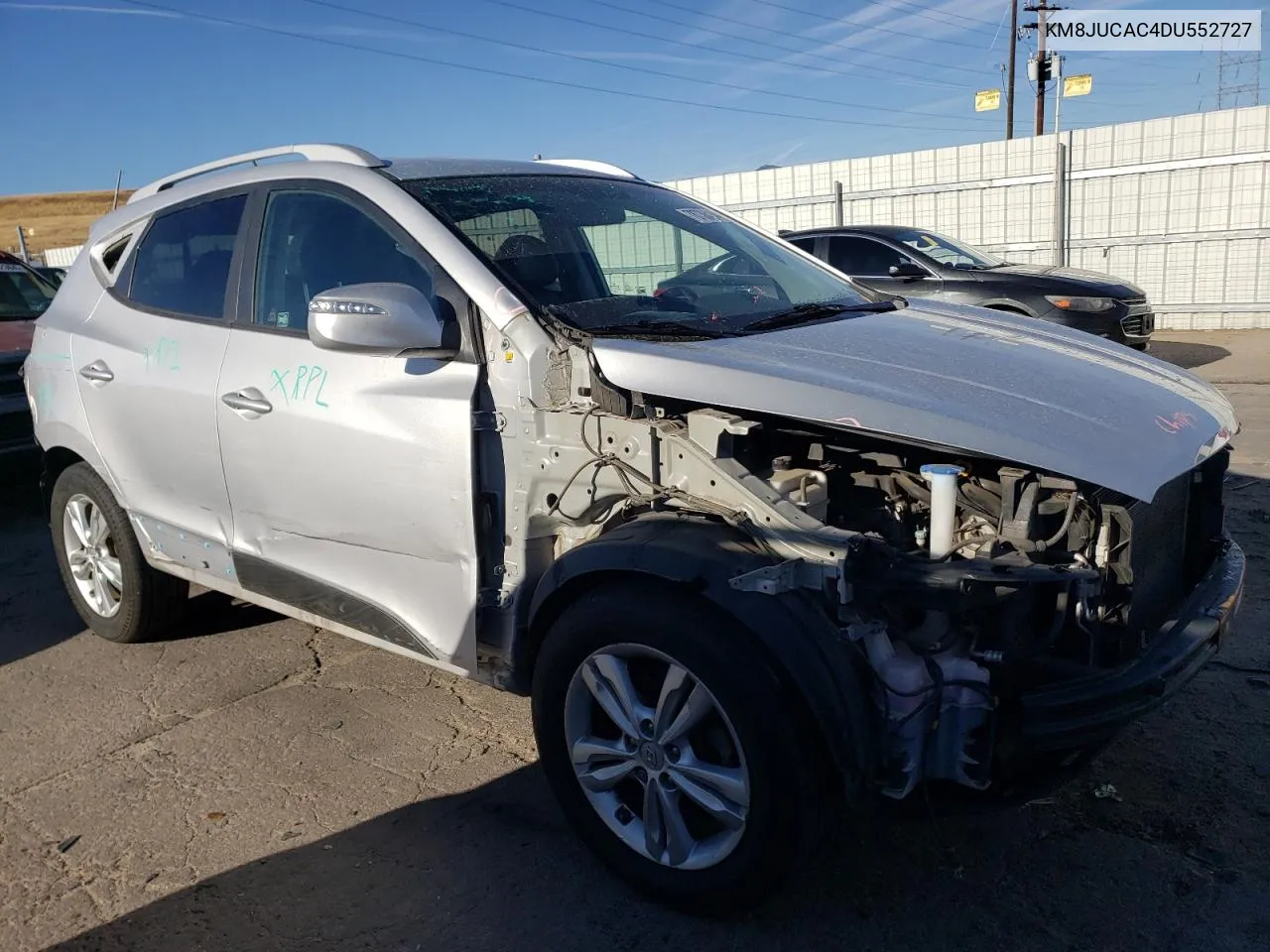 2013 Hyundai Tucson Gls VIN: KM8JUCAC4DU552727 Lot: 78736414