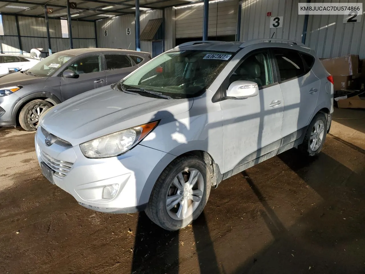 2013 Hyundai Tucson Gls VIN: KM8JUCAC7DU574866 Lot: 78794744