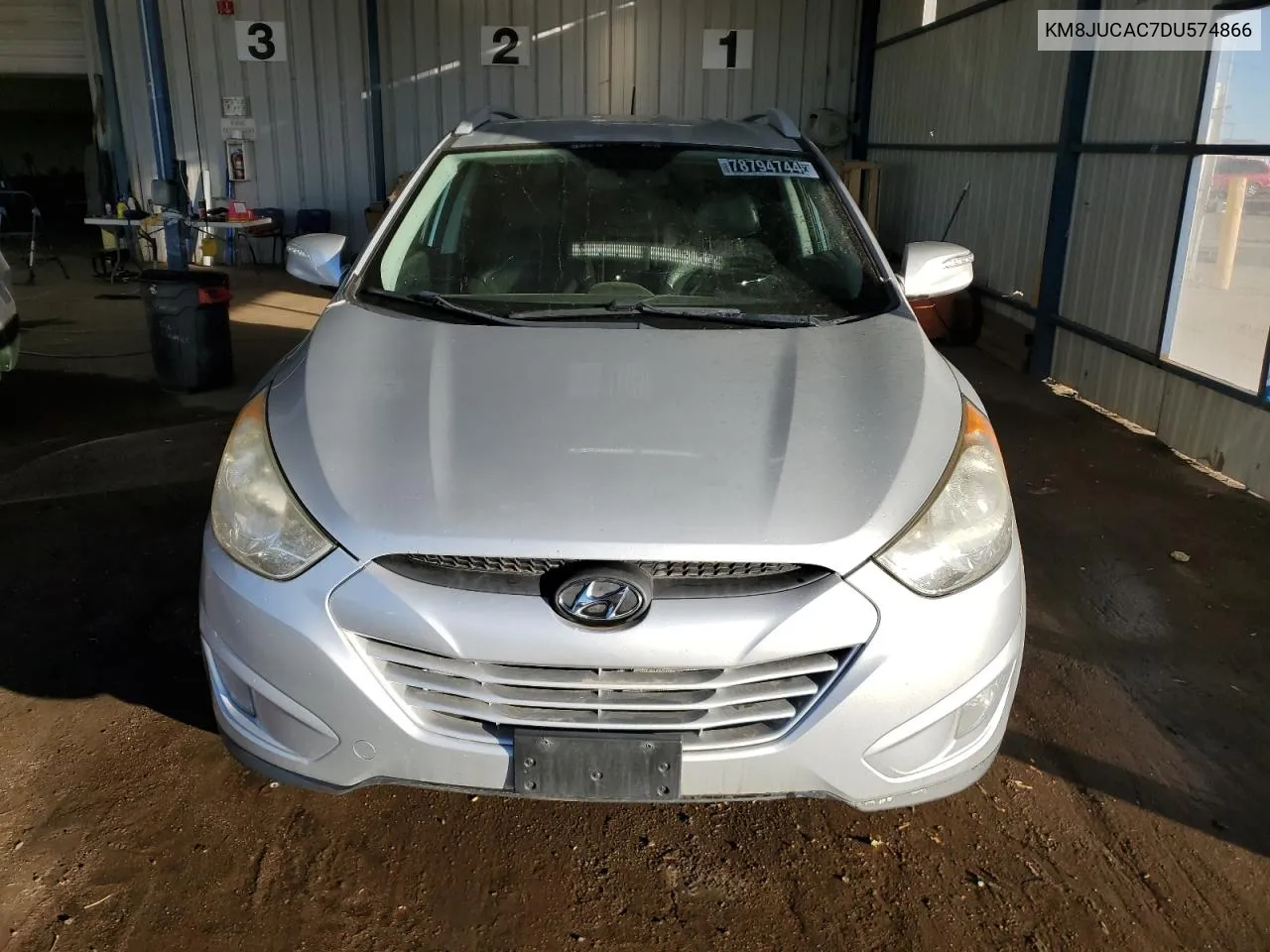 2013 Hyundai Tucson Gls VIN: KM8JUCAC7DU574866 Lot: 78794744