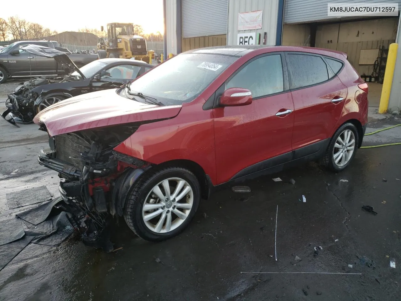 2013 Hyundai Tucson Gls VIN: KM8JUCAC7DU712597 Lot: 78994854