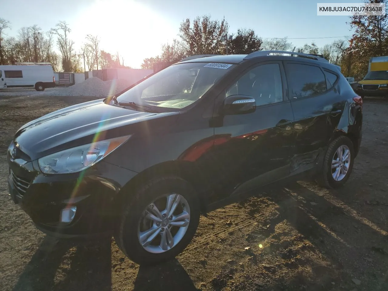 2013 Hyundai Tucson Gls VIN: KM8JU3AC7DU743638 Lot: 80091544