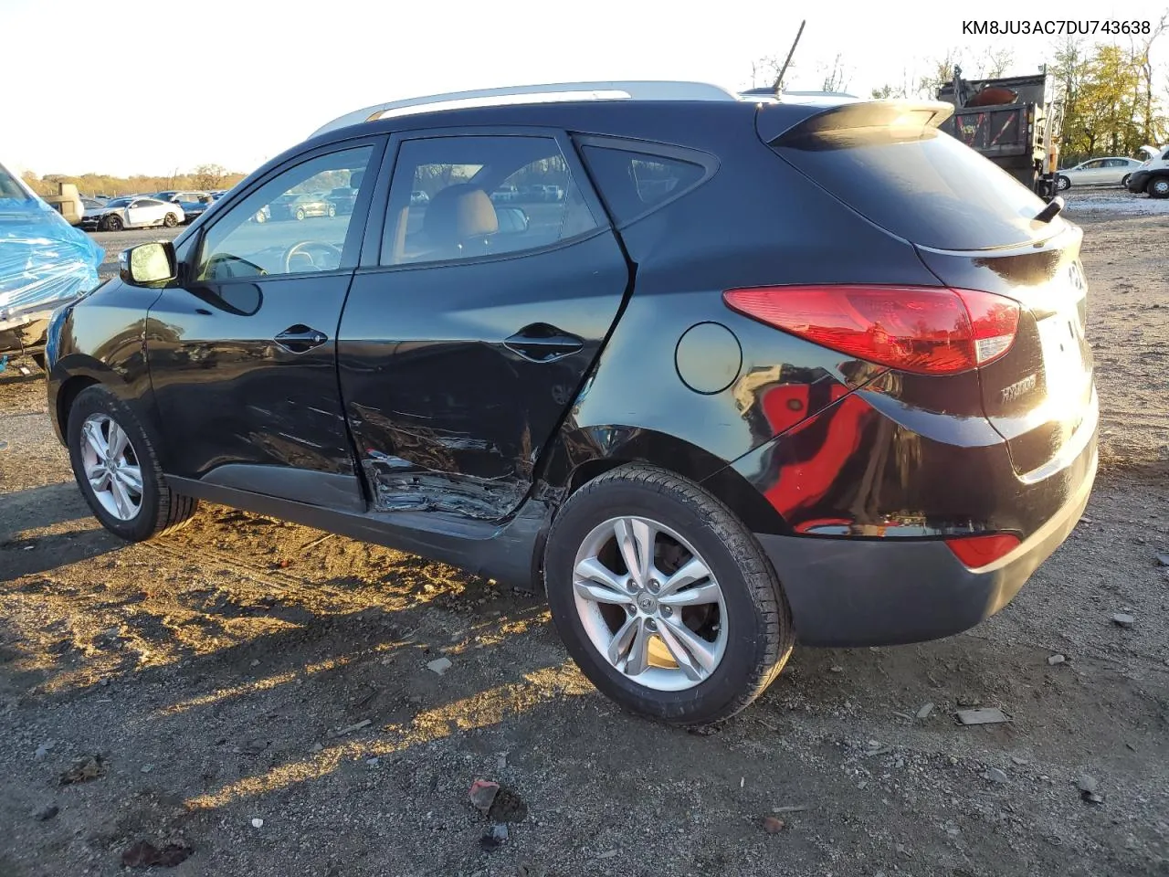 2013 Hyundai Tucson Gls VIN: KM8JU3AC7DU743638 Lot: 80091544