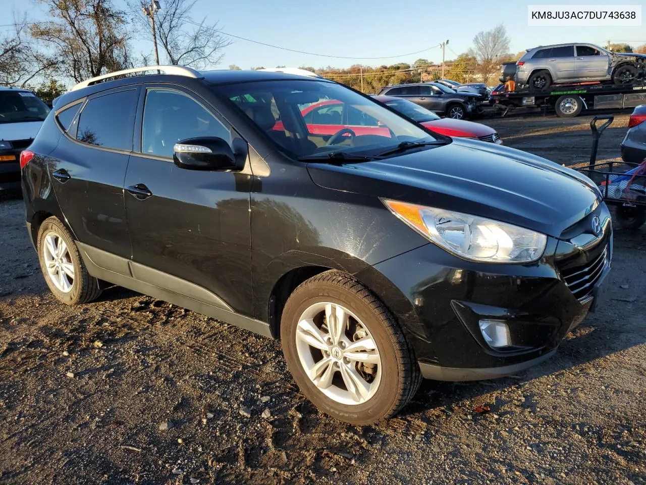 2013 Hyundai Tucson Gls VIN: KM8JU3AC7DU743638 Lot: 80091544