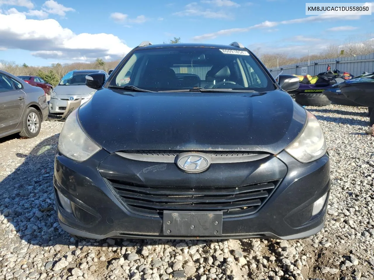 2013 Hyundai Tucson Gls VIN: KM8JUCAC1DU558050 Lot: 80091854