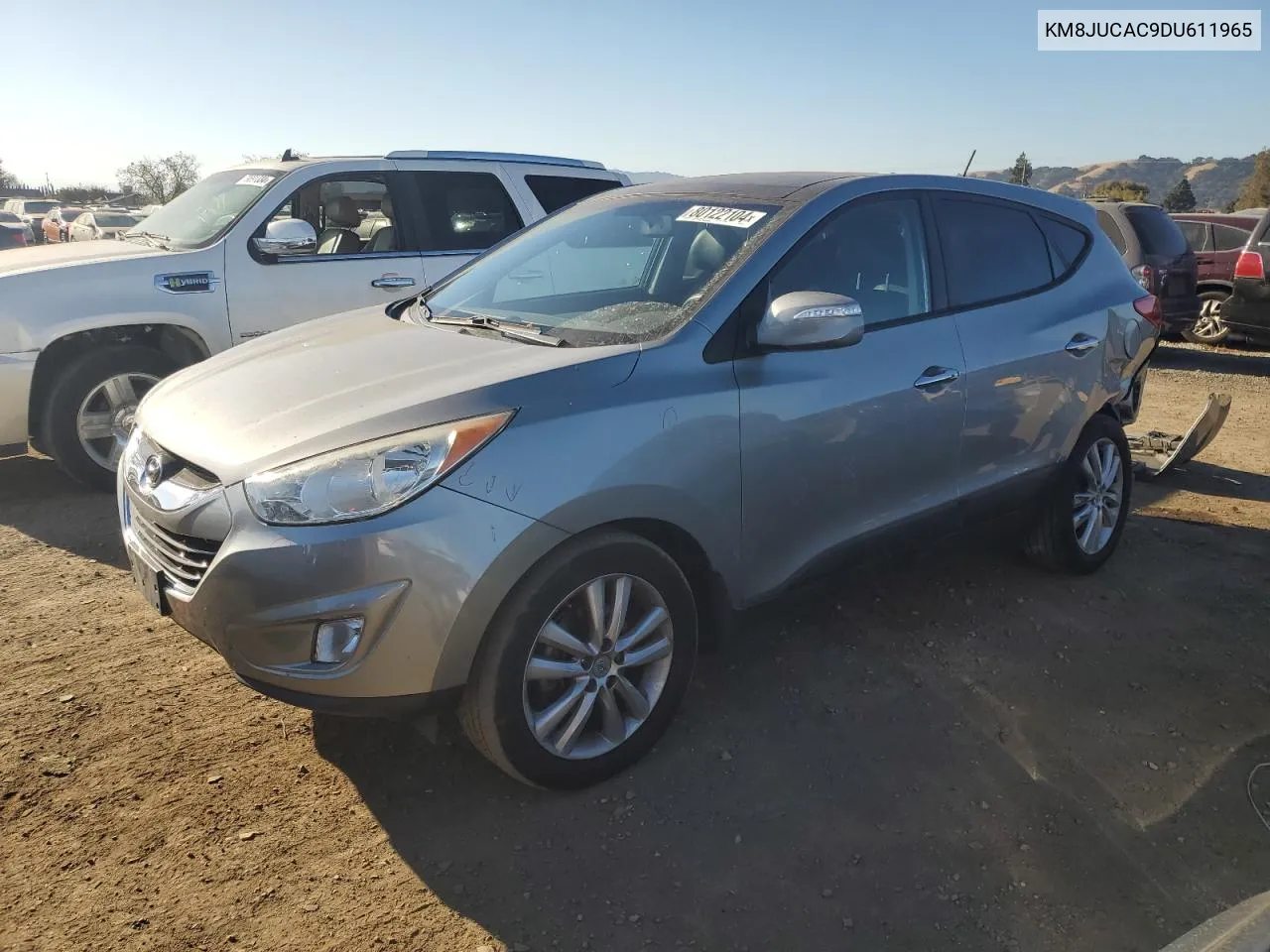 2013 Hyundai Tucson Gls VIN: KM8JUCAC9DU611965 Lot: 80122104