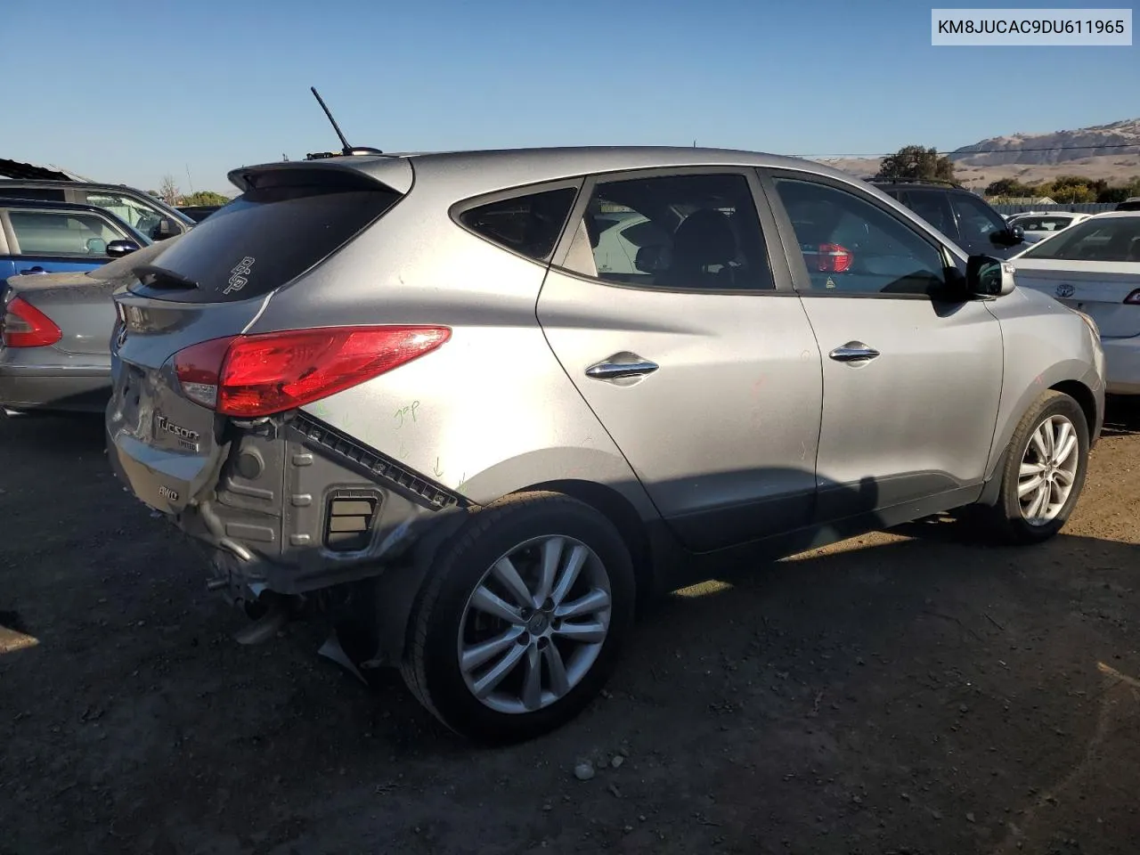 2013 Hyundai Tucson Gls VIN: KM8JUCAC9DU611965 Lot: 80122104